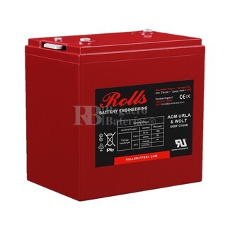 Batera ROLLS S6-245AGM-RE |  6 Voltios 245 Amperios C20